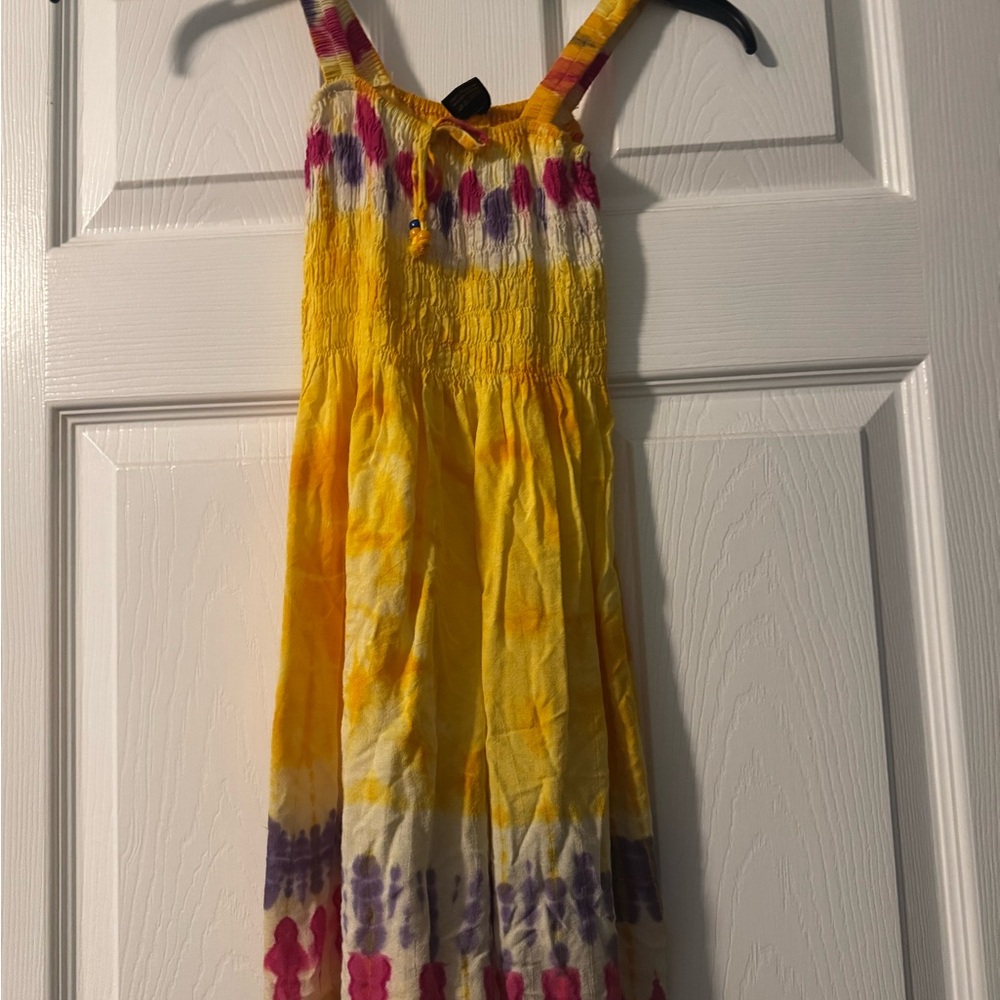 Therapy Yellow and Purple Tie-Dye Garment